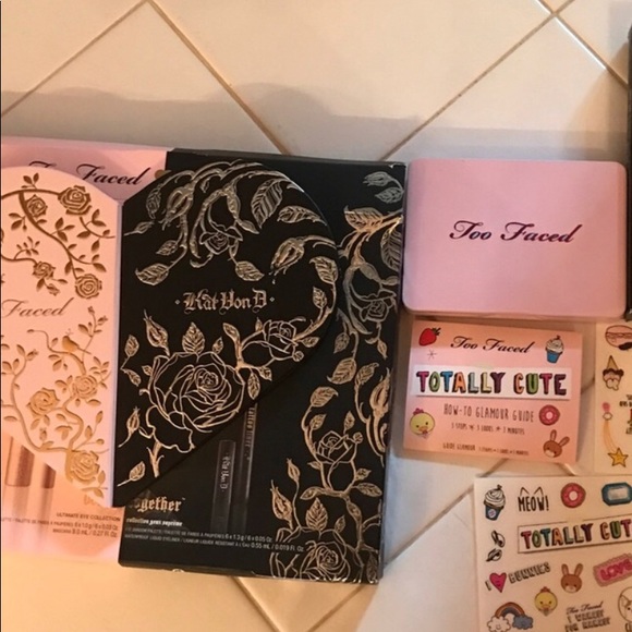 NIB KAT VON D TOO FACED TOTAL CUTE UD SET ALL NIB